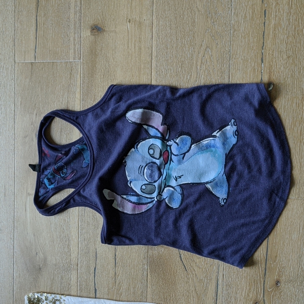 Lilo and stitch reversible Cami size small